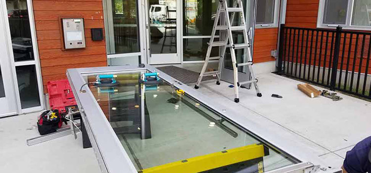 storefront door glass replacement Northdale